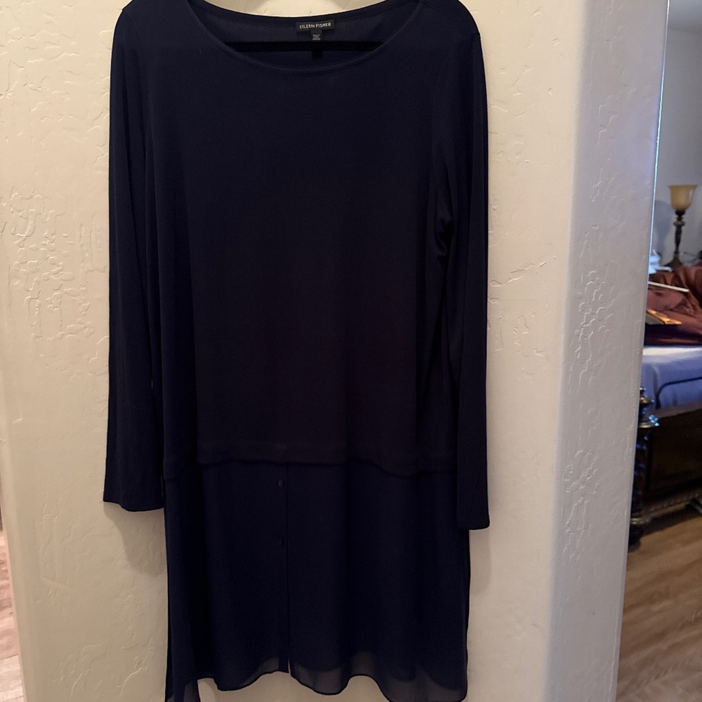 Eileen Fisher Layered look soft top